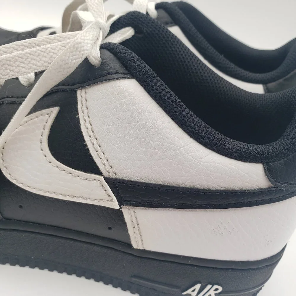 Nike Air Force 1 Low Next Nature Big Kids Black White Youth 6.5Y HF9096-001 / SS